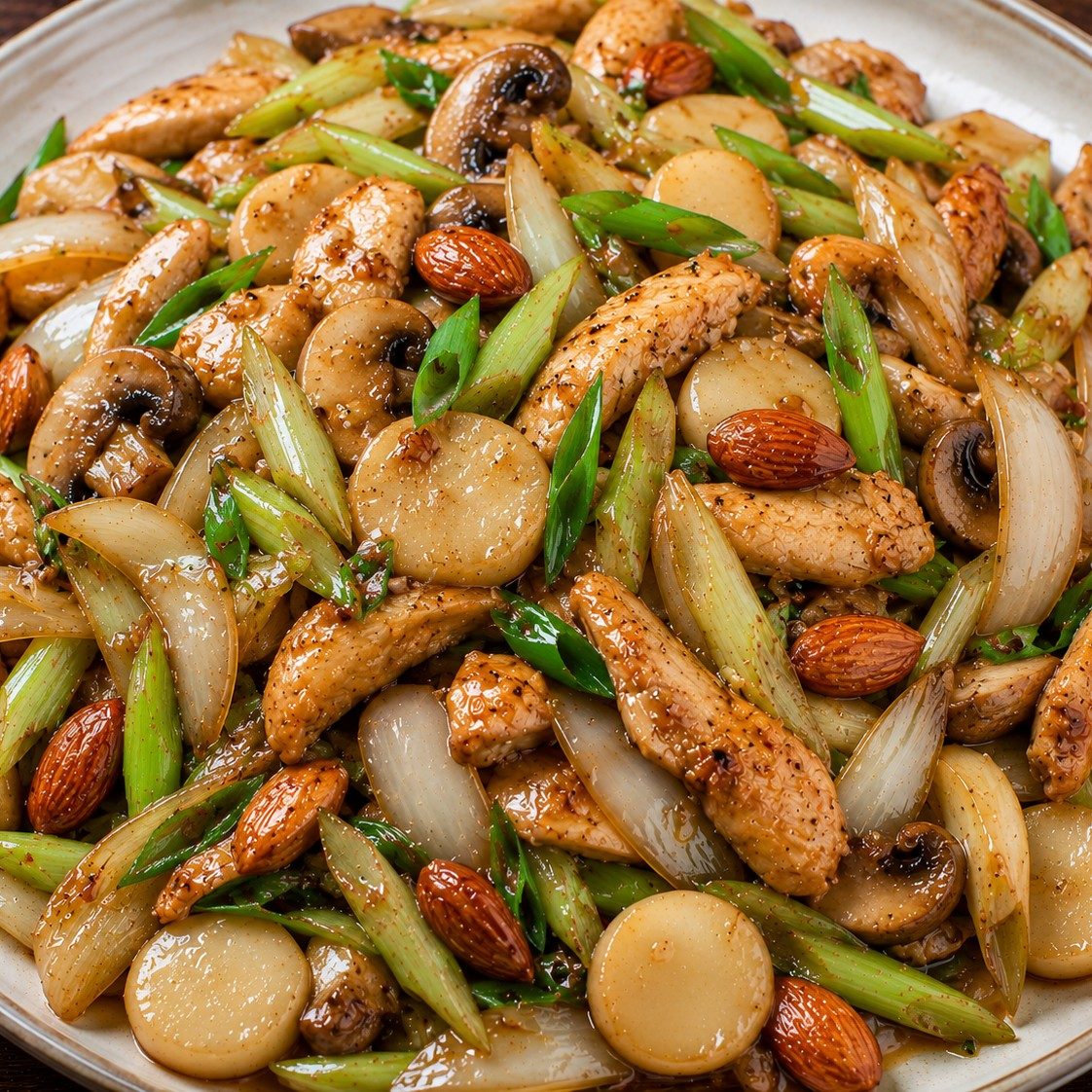 Almond Chicken.
