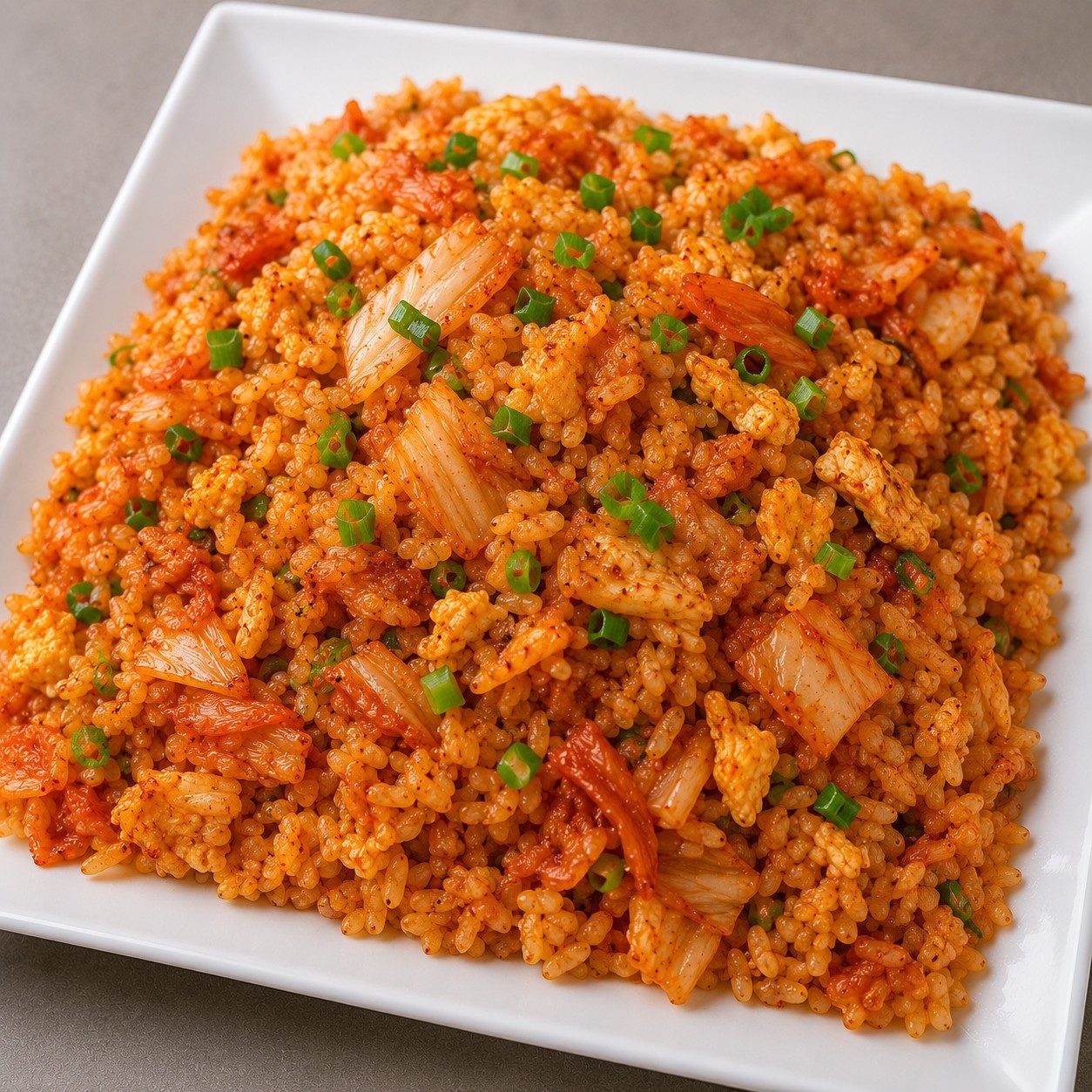 Kimchi (Korean) Fried Rice.