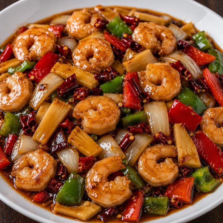 Delicious Kung Pao Shrimp
