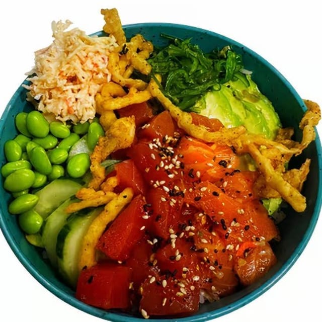 Forsythia Poke Bowl.