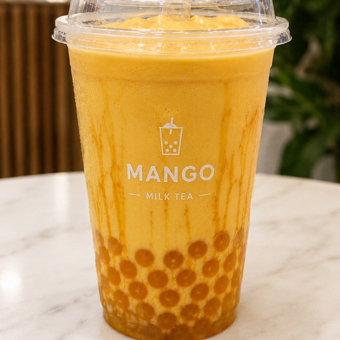 Mango Milk Tea Frappe.