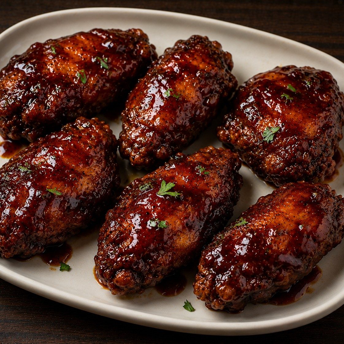 6pcs Wings (One Flavor Sauce).