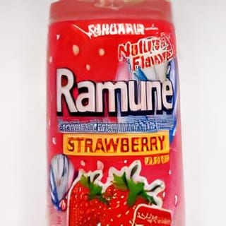 Japanese Ramune Strawberry Soda