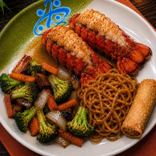 Hibachi Lobster.