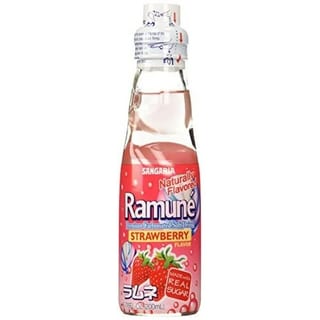 Japanese Ramune Strawberry Soda