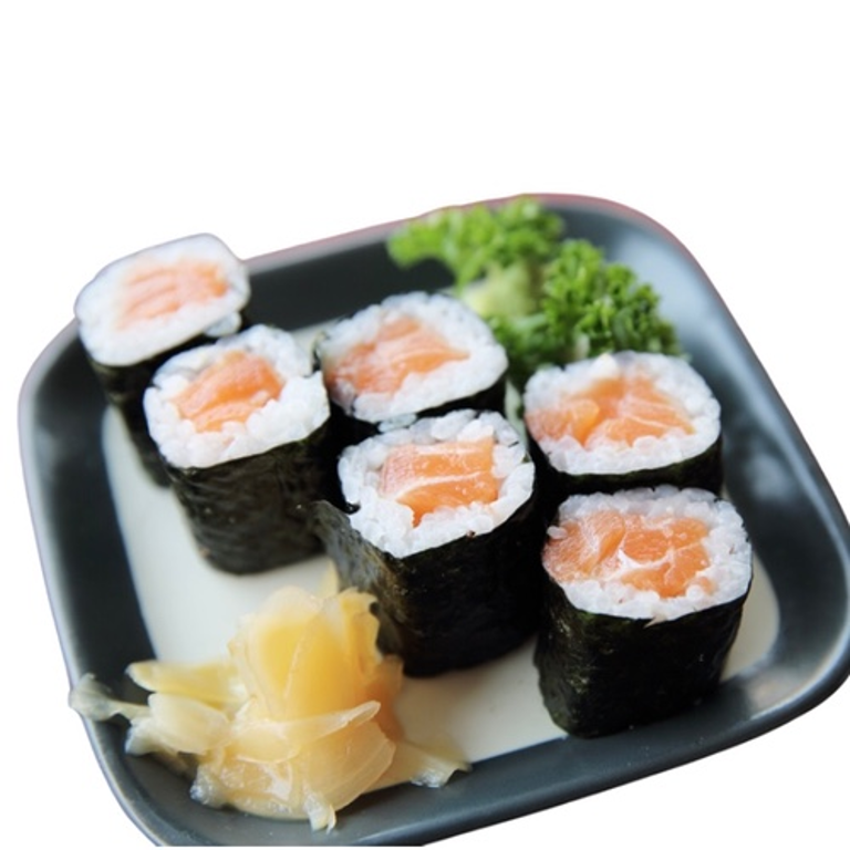Savor our salmon roll