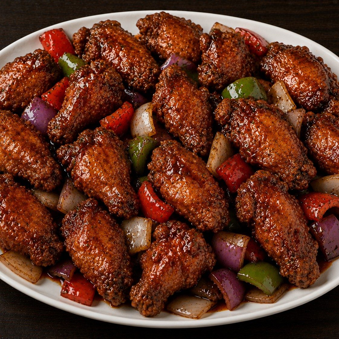 20pcs Wings (Two Flavor Sauce).