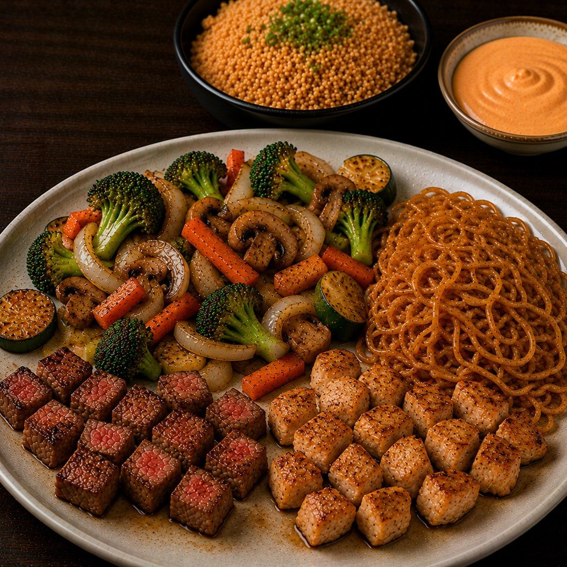 Filet and Chicken.