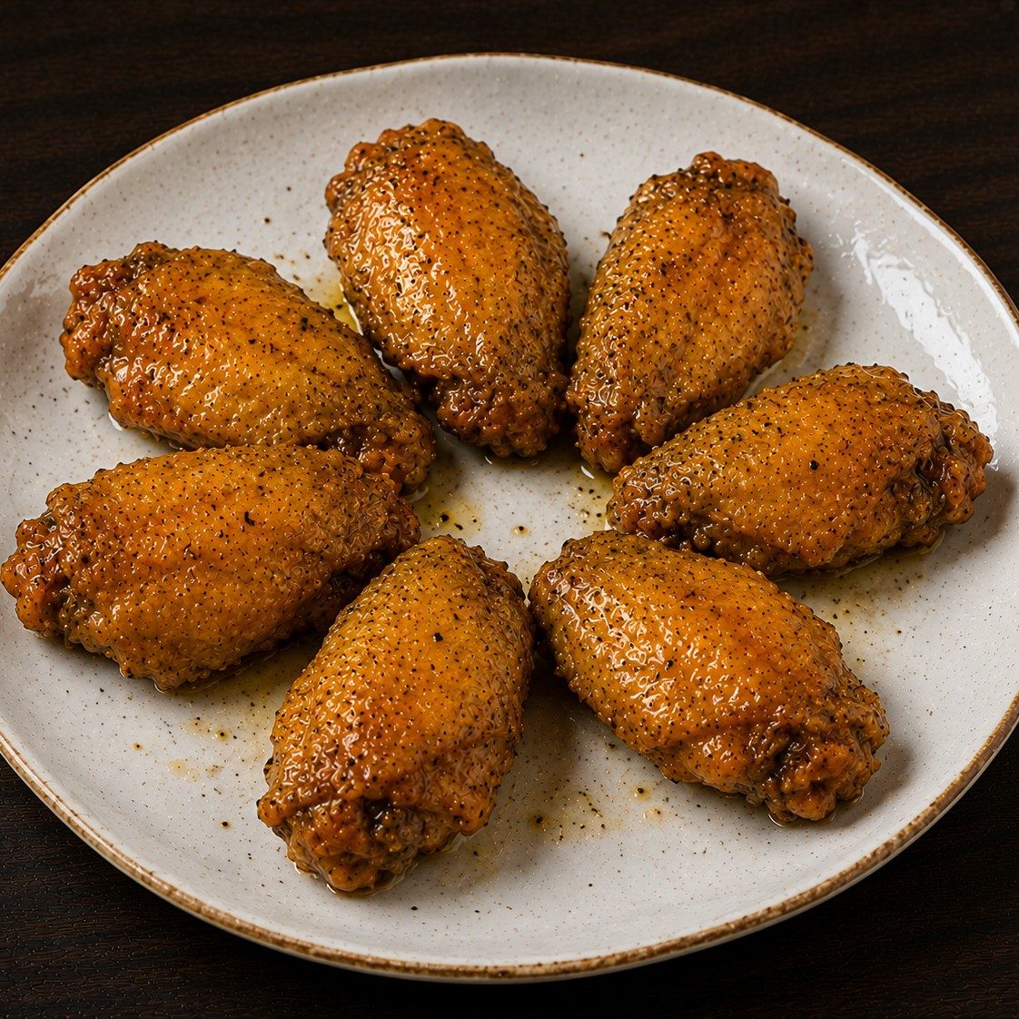8pcs Wings (Two Flavor Sauce).