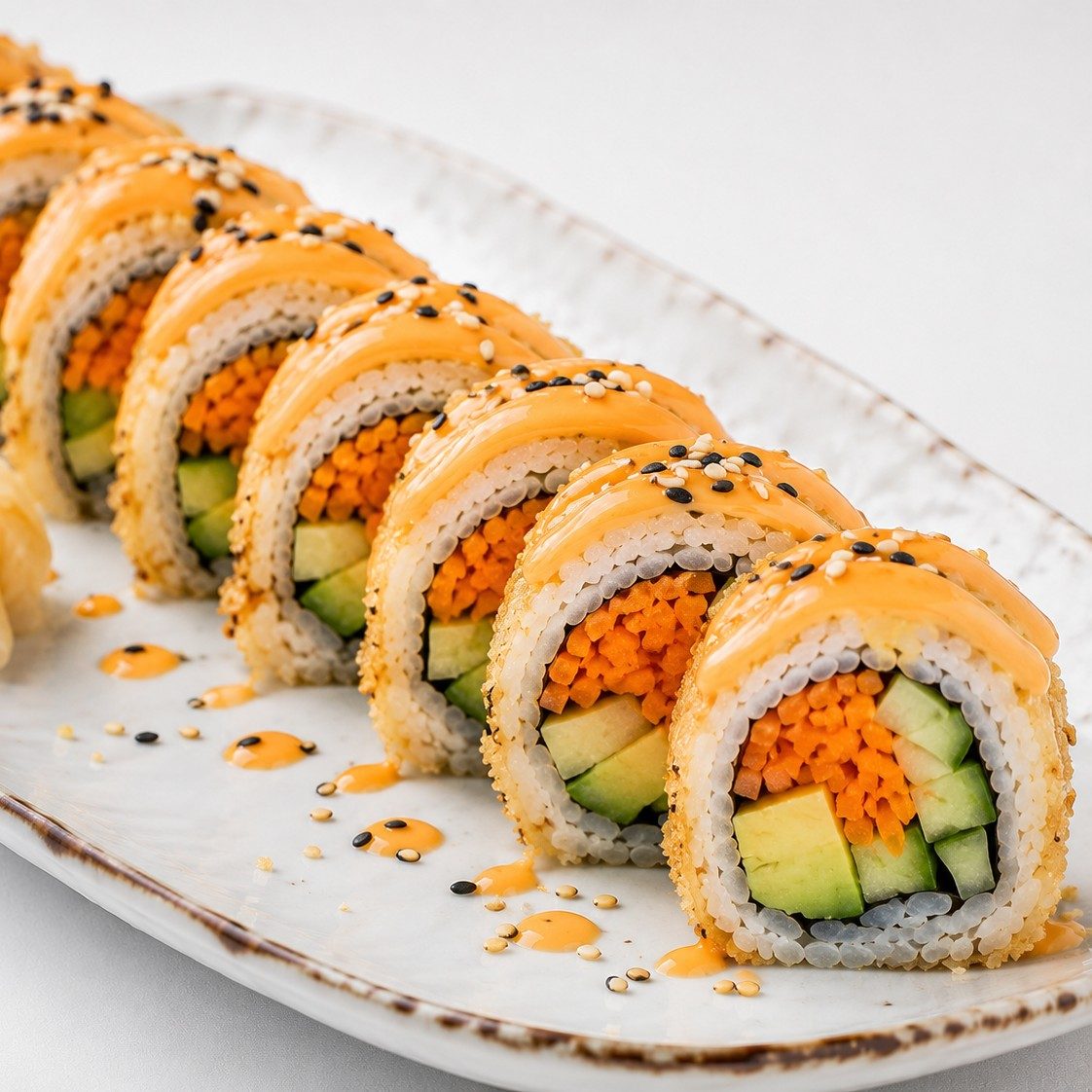 Rainbow Veggie Roll.