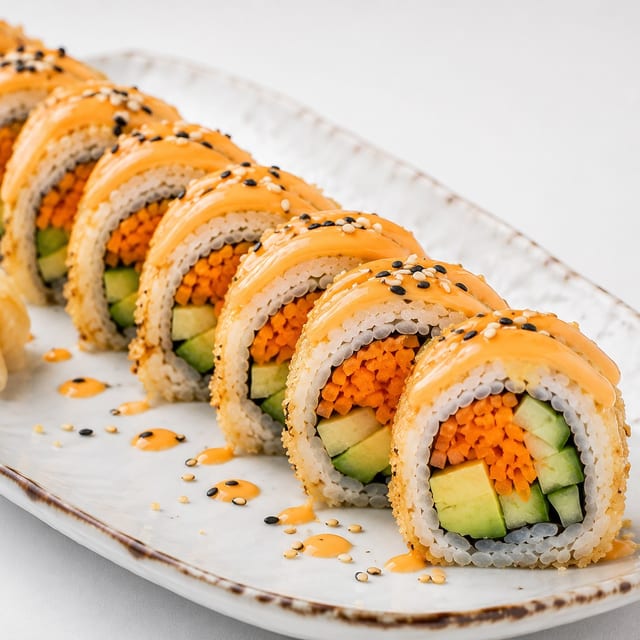 Rainbow Veggie Roll.