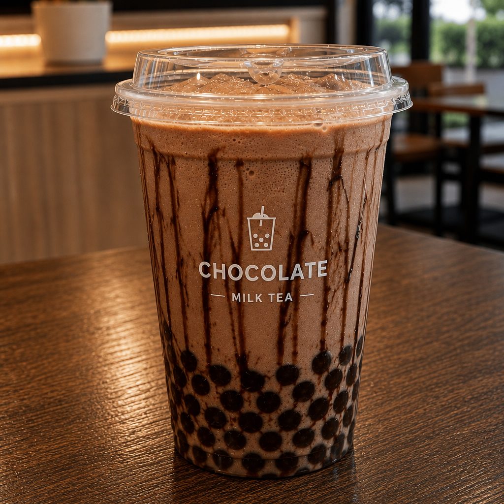 Chocolate Milk Tea Frappe.