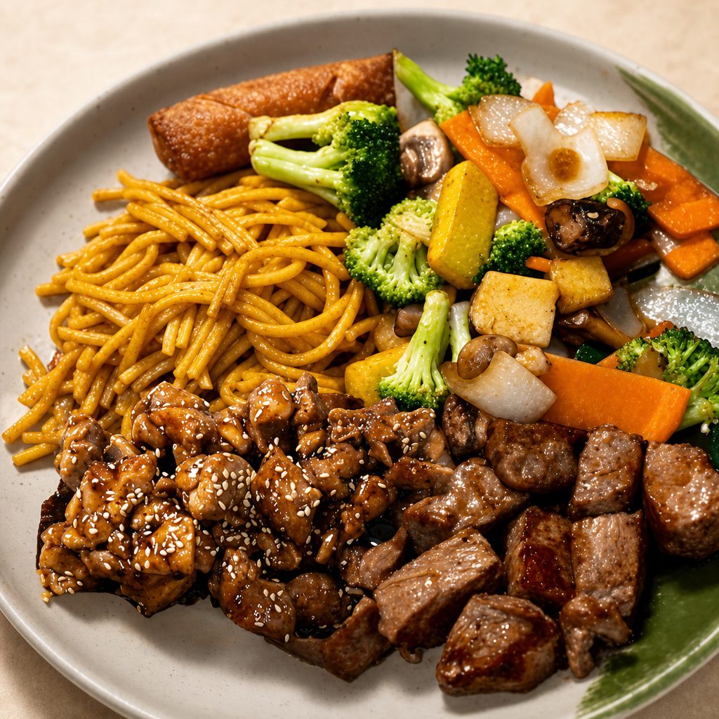 Chicken and Steak.