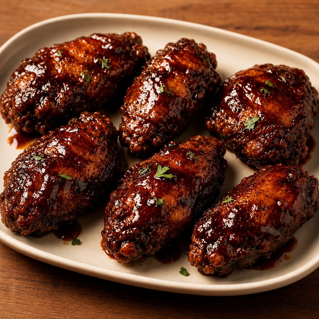 6pcs Wings (One Flavor Sauce).