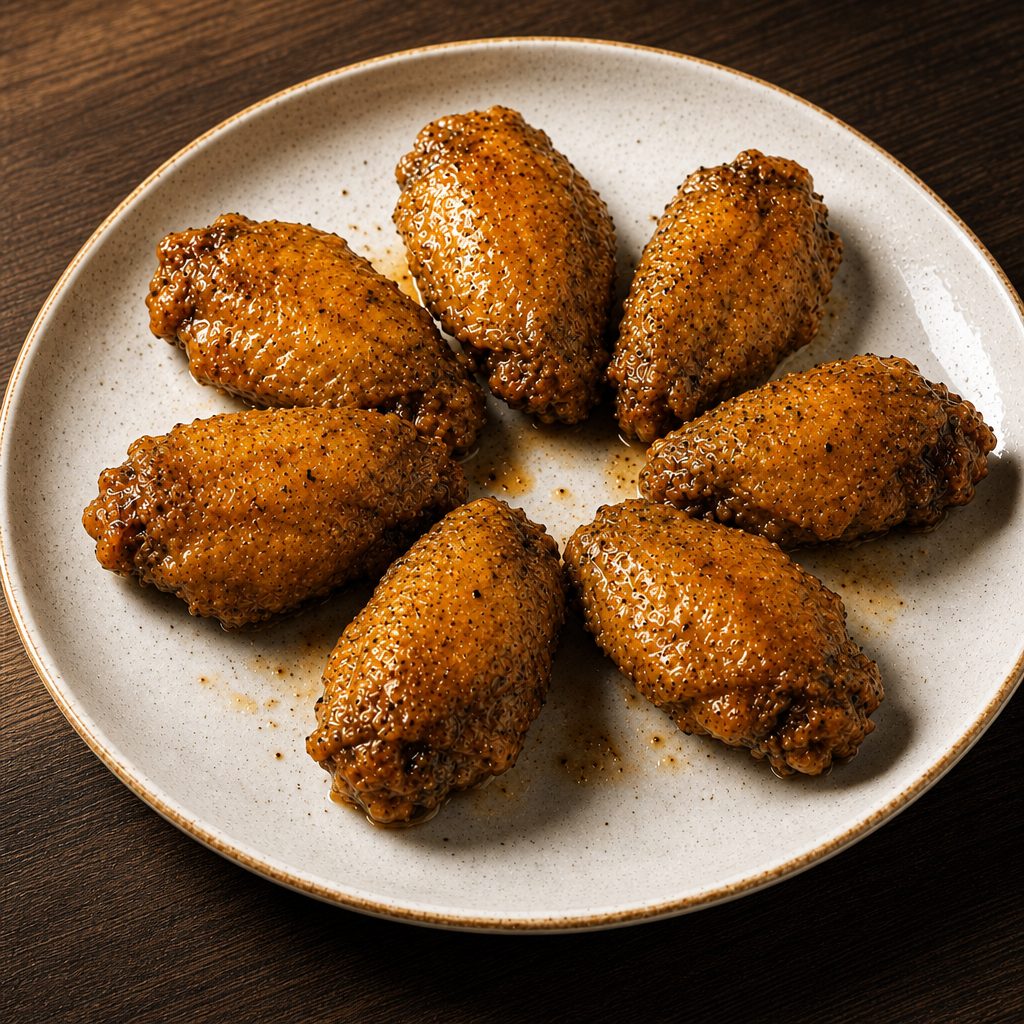 8pcs Wings (Two Flavor Sauce).