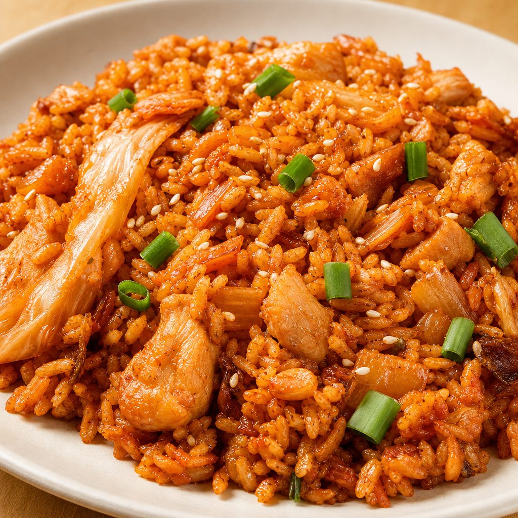 Kimchi (Korean) Fried Rice.