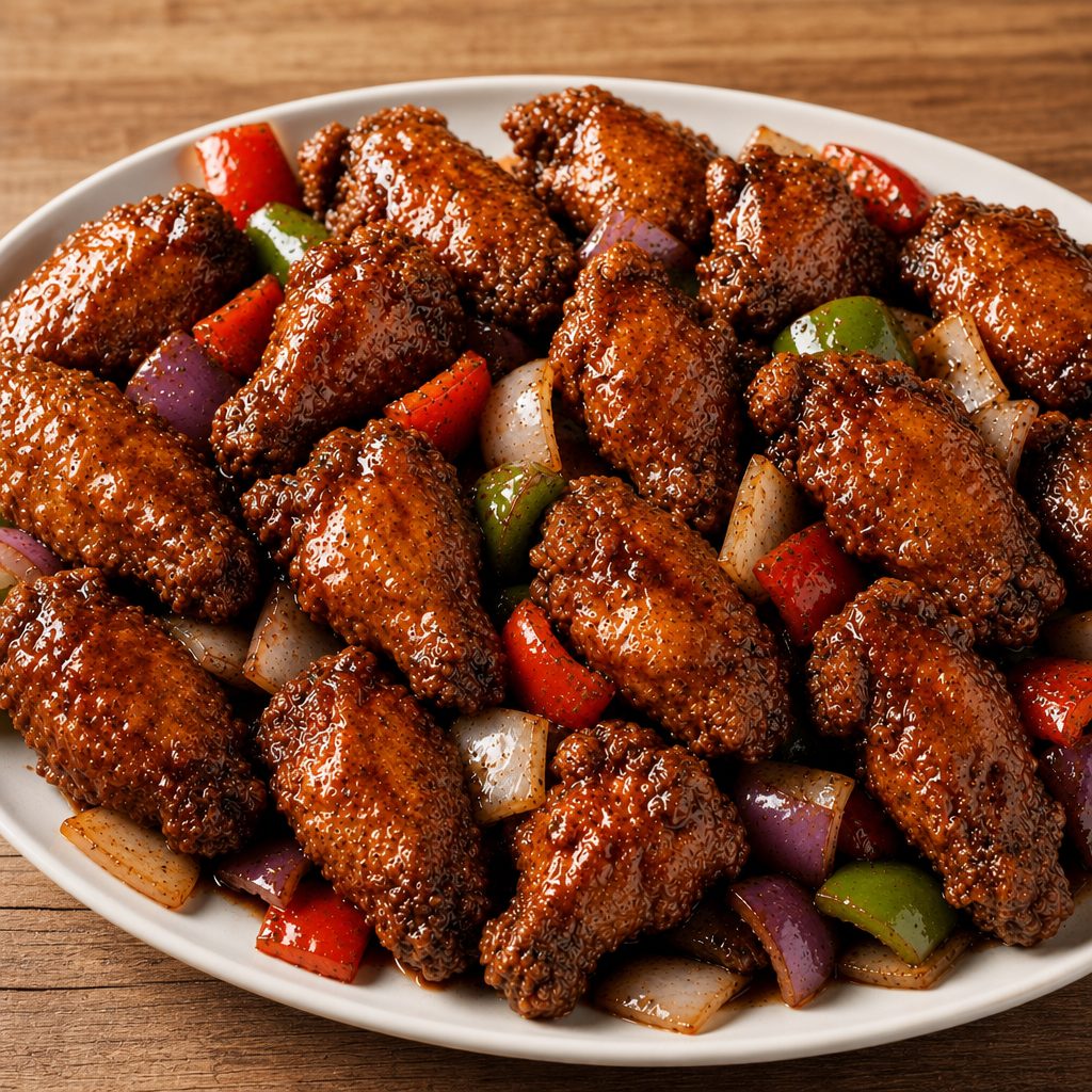 20pcs Wings (Two Flavor Sauce).