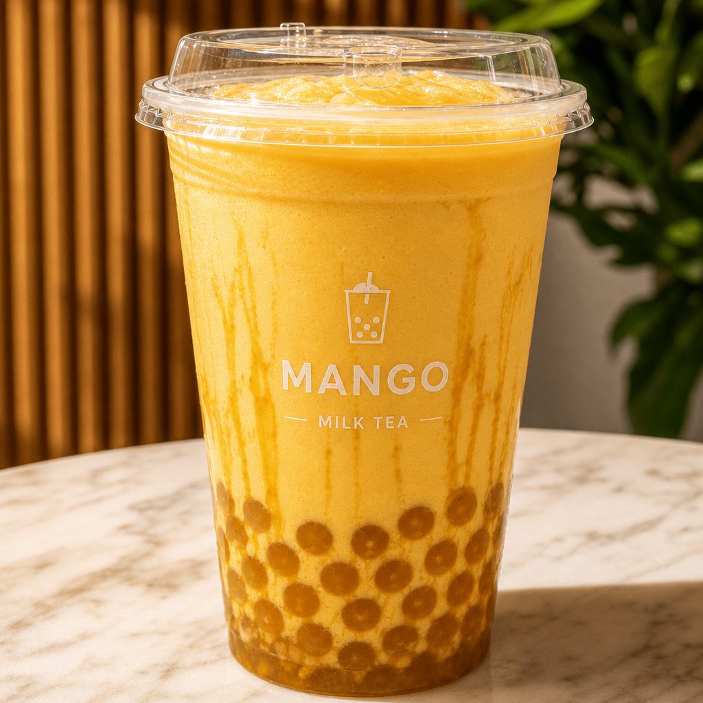 Mango Milk Tea Frappe.