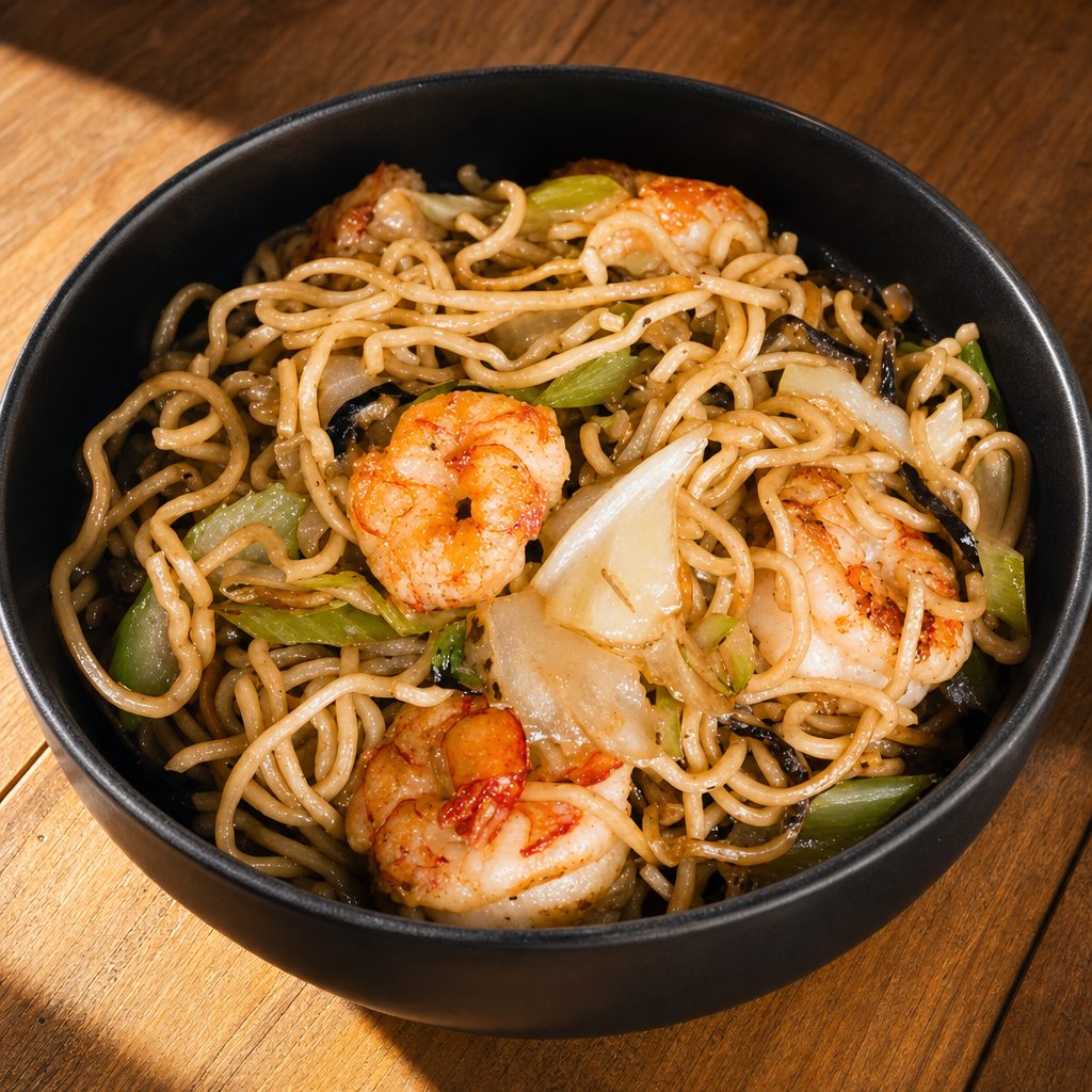 Shrimp Lo Mein.