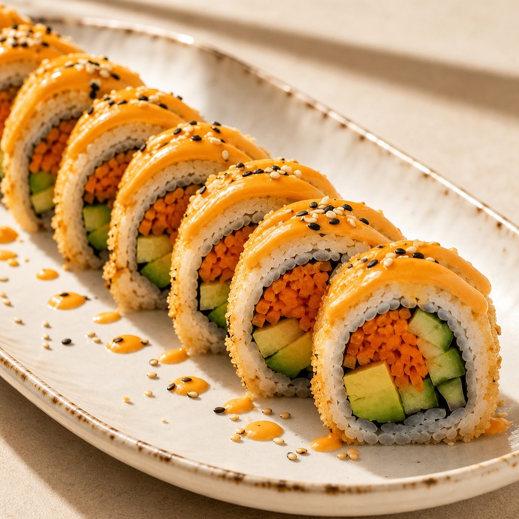 Rainbow Veggie Roll.