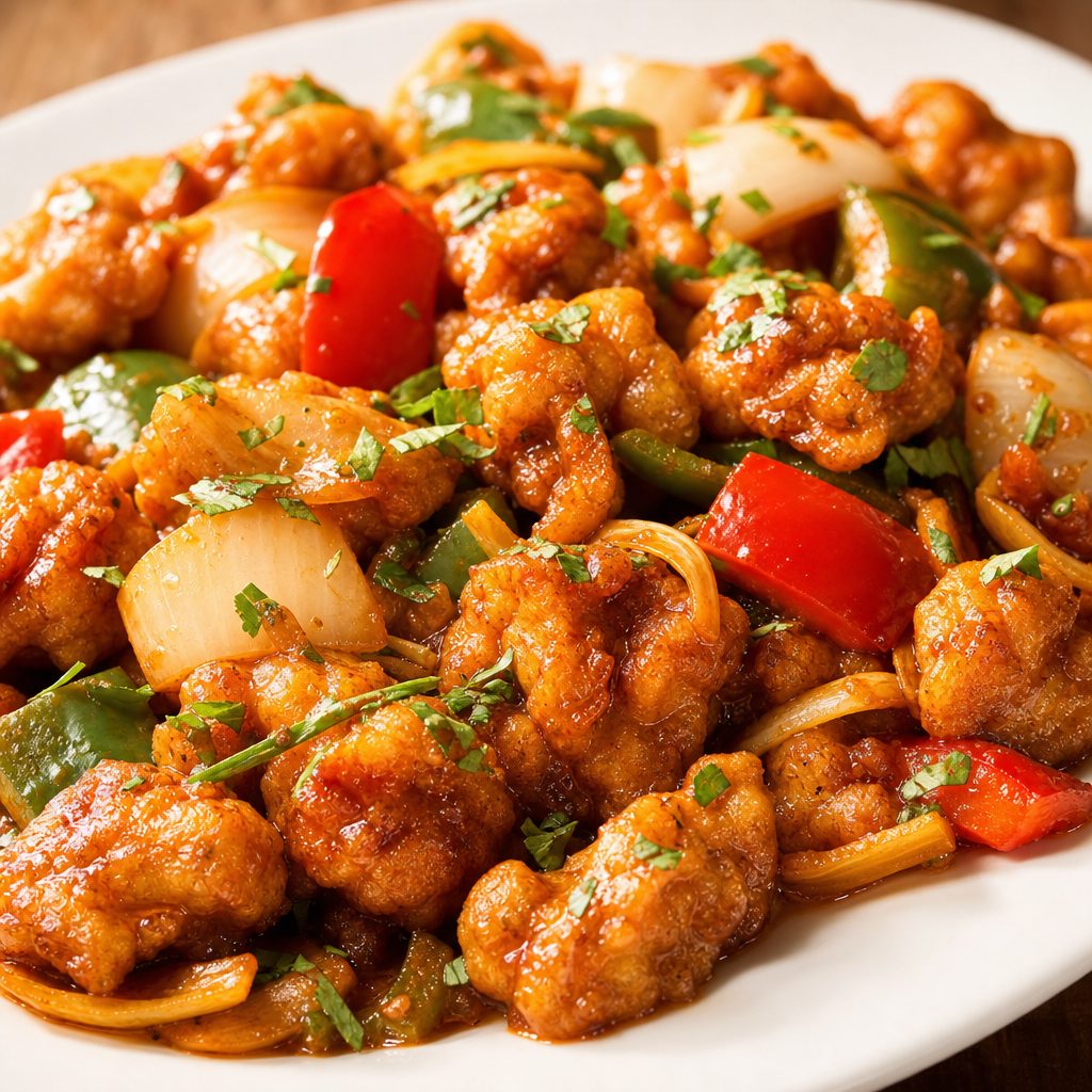 Sweet And Sour Chicken.