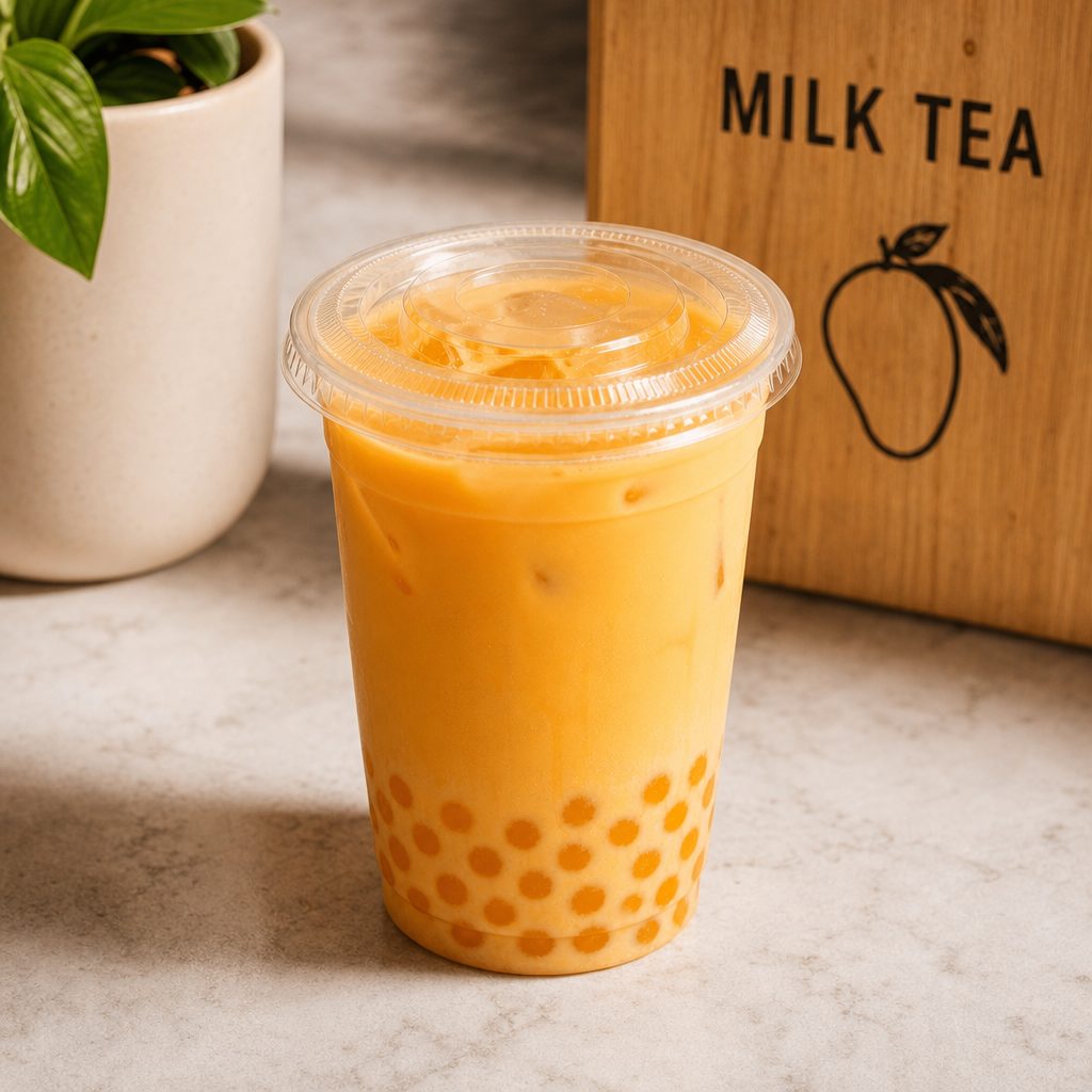 Mango Milk Tea.