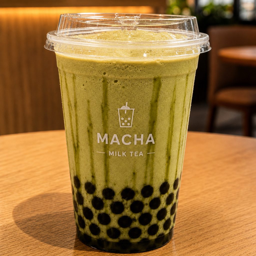 Matcha Milk Tea Frappe.
